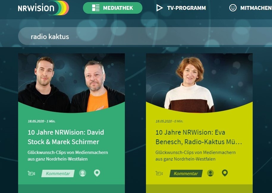 10 Jahre NRWision | Kaktus Mnster e.V.